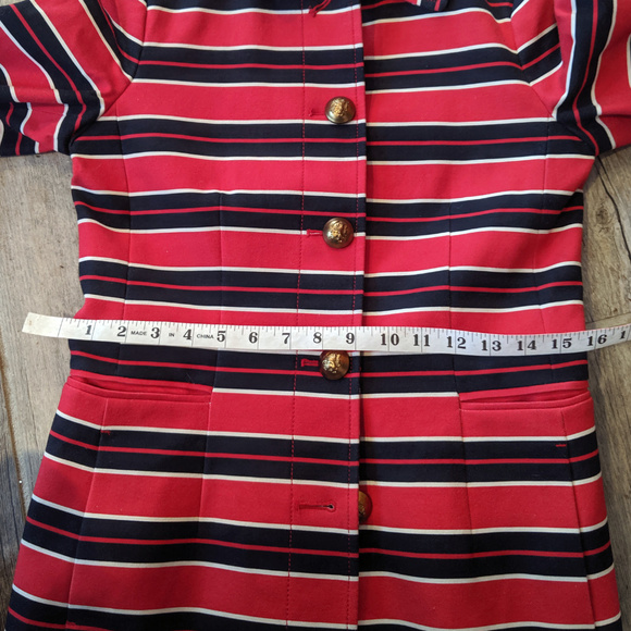 Stripe Nautical Jacket Size XS Banana Republic - Picture 5 of 8